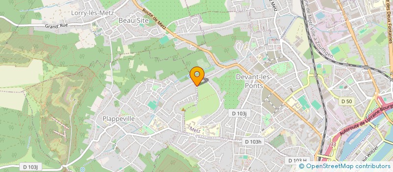 localisation de l'entreprise SCI DE LA BUTTE  METZ