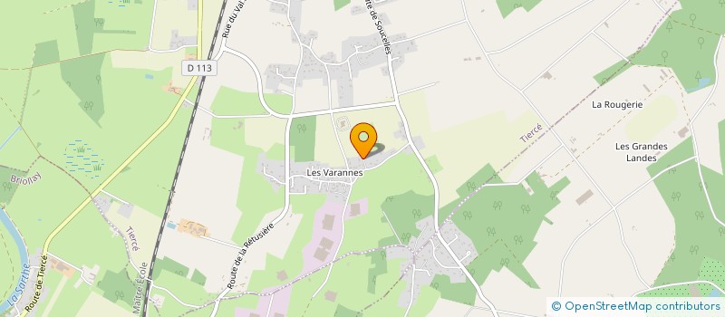 localisation de l'entreprise SCI DE LA BUTTE à TIERCE