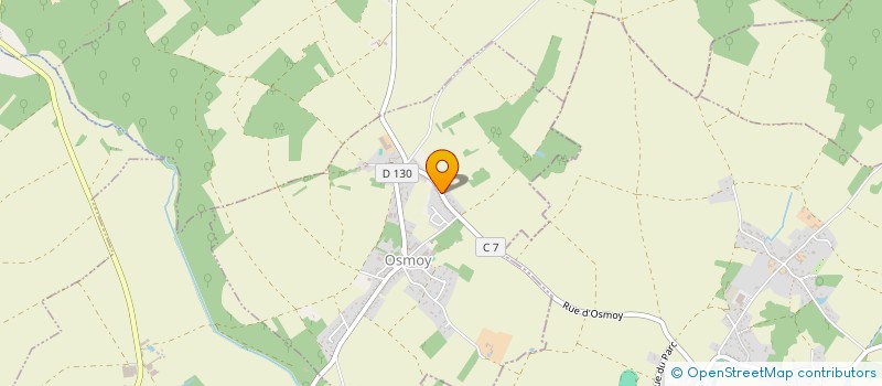 localisation de l'entreprise SCI DE LA BUTTE  OSMOY