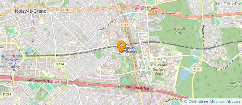 localisation de l'entreprise SCI DE LA BUTTE VERTE à NOISY-LE-GRAND