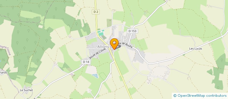 localisation de l'entreprise SCI DE LA BUZARDERIE à ALLIGNY-COSNE