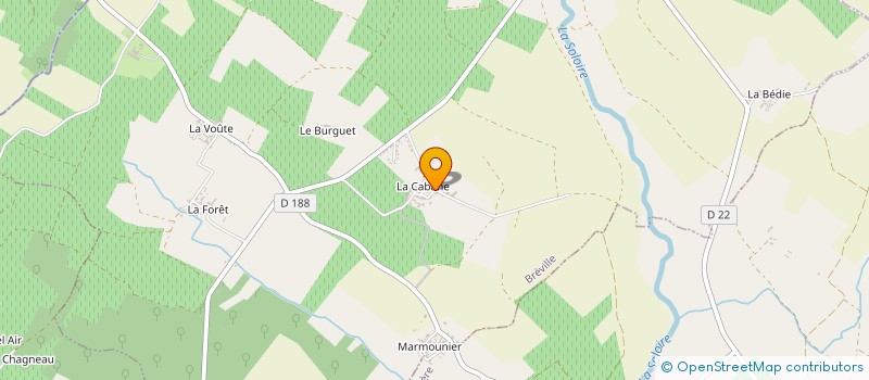 localisation de l'entreprise SCI DE LA CABANE à BREVILLE