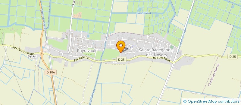 localisation de l'entreprise SCI DE LA CABANIERE  SAINTE-RADEGONDE-DES-NOYERS