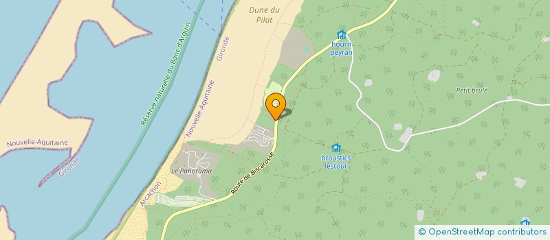 localisation de l'entreprise SCI DE LA CADENE à LA TESTE-DE-BUCH