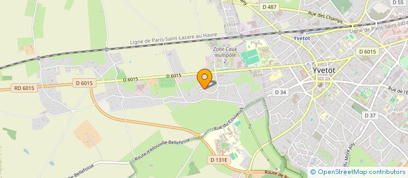 localisation de l'entreprise SCI DE LA CAHAVILLE  VALLIQUERVILLE