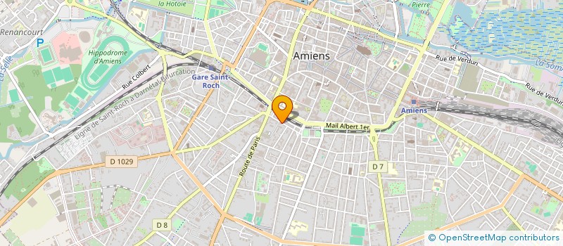 localisation de l'entreprise SCI DE LA CAILLE à AMIENS