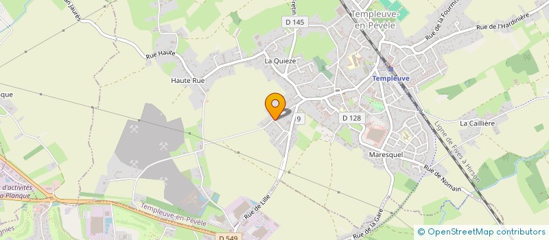 localisation de l'entreprise SCI DE LA CAILLERE  TEMPLEUVE-EN-PEVELE