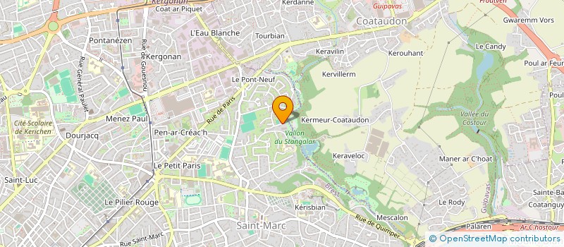 localisation de l'entreprise SCI DE LA CALE à BREST