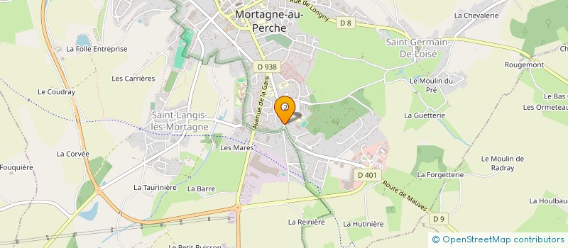 localisation de l'entreprise SCI DE LA CALENDE 2 à MORTAGNE-AU-PERCHE