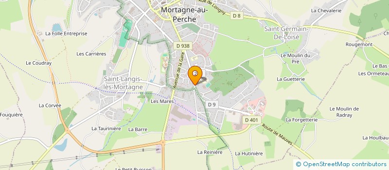 localisation de l'entreprise SCI DE LA CALENDE à MORTAGNE-AU-PERCHE