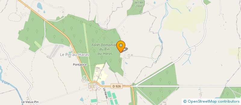 localisation de l'entreprise SCI DE LA CALIBOCHE à LE PIN-AU-HARAS