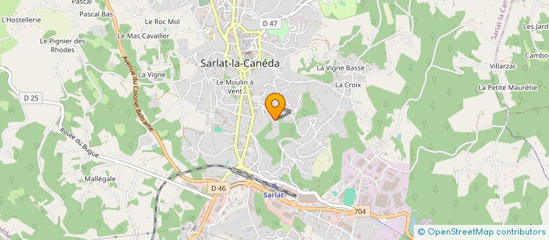localisation de l'entreprise SCI DE LA CALPRENEDE à SARLAT-LA-CANEDA