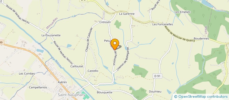 localisation de l'entreprise SCI DE LA CAMAIATO  SAINT-NAUPHARY