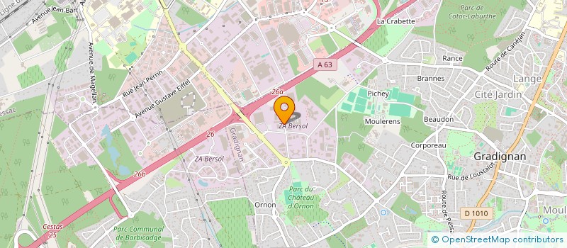 localisation de l'entreprise SCI DE LA CAMINASSE à GRADIGNAN