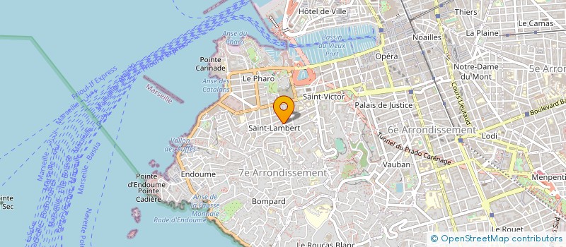 localisation de l'entreprise SCI DE LA CAMPAGNE DELAUD à MARSEILLE