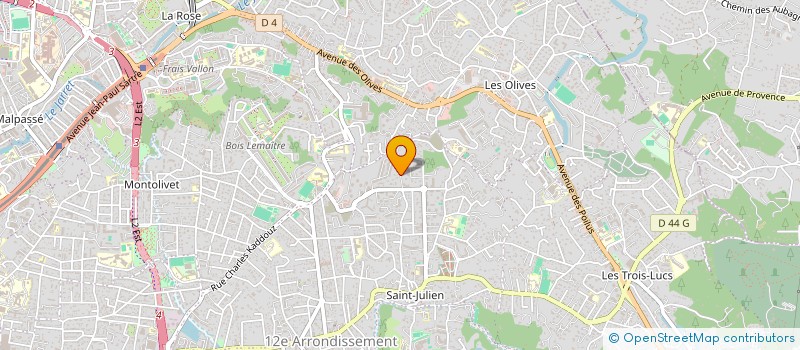 localisation de l'entreprise SCI DE LA CAMPAGNE PREMIERE à MARSEILLE