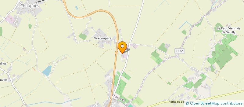 localisation de l'entreprise SCI DE LA CANEPETIERE  CHOUPPES