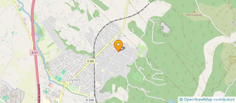 localisation de l'entreprise SCI DE LA CANOPEE à AIX-EN-PROVENCE