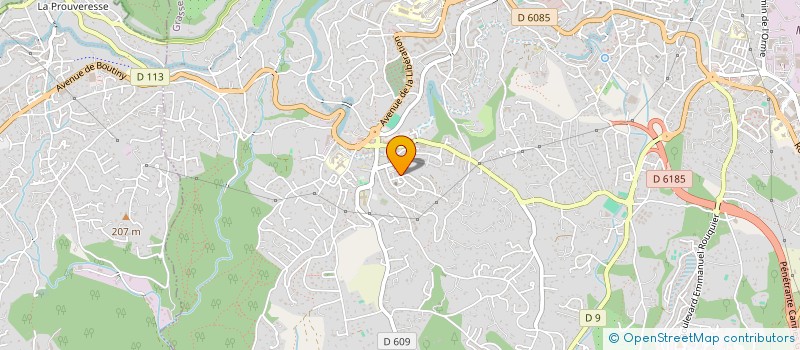 localisation de l'entreprise SCI DE LA CANTINE  GRASSE