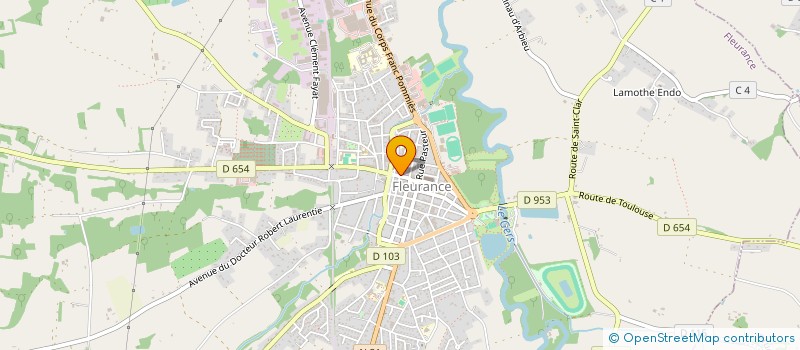 localisation de l'entreprise SCI DE LA CAOUETTE  FLEURANCE