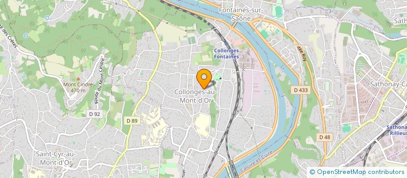 localisation de l'entreprise SCI DE LA CARAQUE  COLLONGES-AU-MONT-D'OR