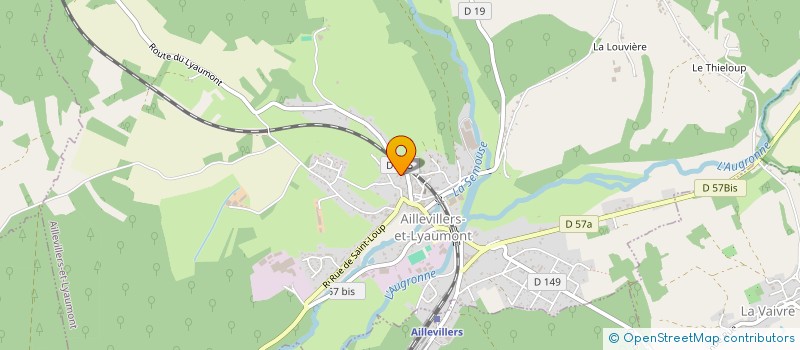 localisation de l'entreprise SCI DE LA CARAUDE  AILLEVILLERS-ET-LYAUMONT