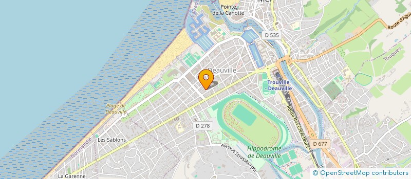 localisation de l'entreprise SCI DE LA CARAVELLE à DEAUVILLE