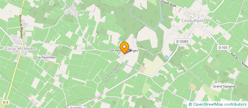 localisation de l'entreprise SCI DE LA CARAVELLE  CIVRAC-EN-MEDOC