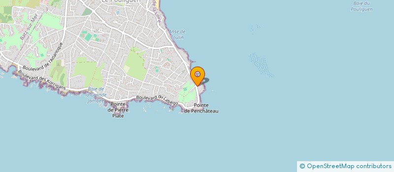 localisation de l'entreprise SCI DE LA CARDONNIERE  LE POULIGUEN