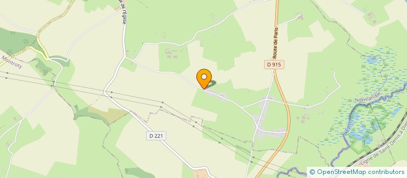 localisation de l'entreprise SCI DE LA CAREL  ERNEMONT-LA-VILLETTE