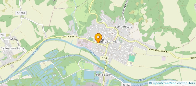 localisation de l'entreprise SCI DE LA CARLETTE  VAILLY-SUR-AISNE