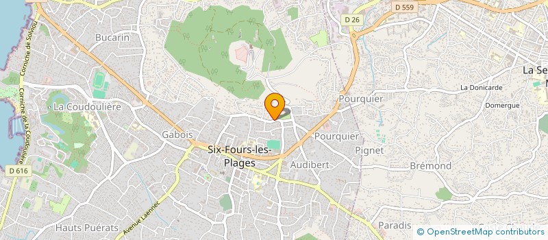 localisation de l'entreprise SCI DE LA CARRAIRE à SIX-FOURS-LES-PLAGES