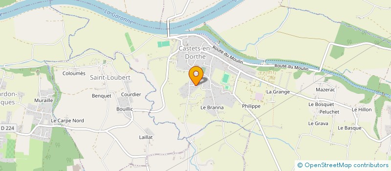 localisation de l'entreprise SCI DE LA CARRELASSE à LANGON
