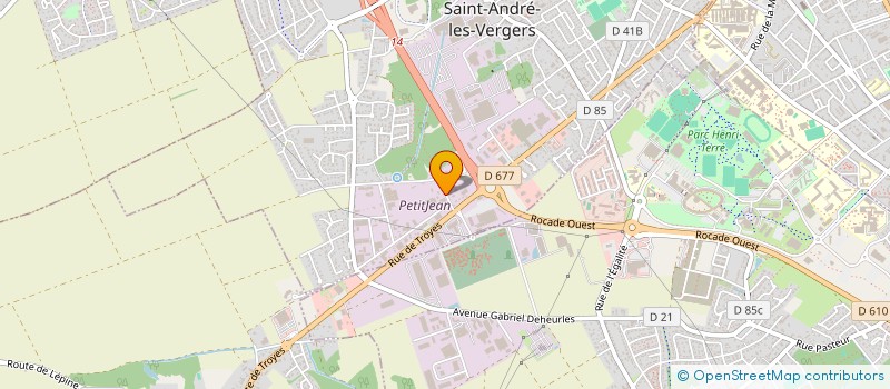 localisation de l'entreprise SCI DE LA CARRIERE  SAINT-ANDRE-LES-VERGERS