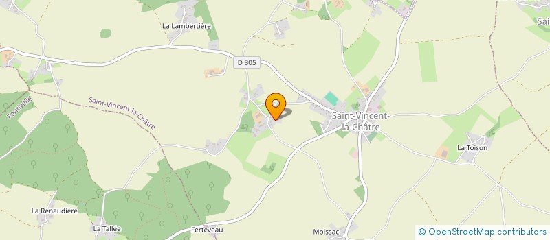 localisation de l'entreprise SCI DE LA CARRIERE  SAINT-VINCENT-LA-CHATRE