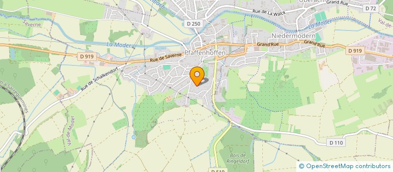 localisation de l'entreprise SCI DE LA CARRIERE DOREE  VAL-DE-MODER