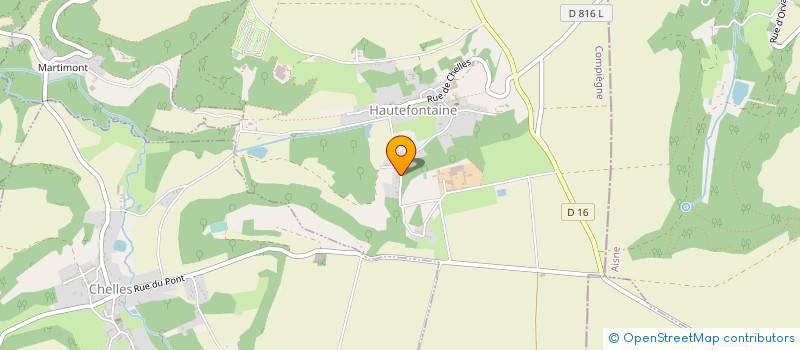 localisation de l'entreprise SCI DE LA CARRIERE SUZON  HAUTEFONTAINE