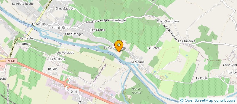 localisation de l'entreprise SCI DE LA CARROSSERIE  SAINT-BRICE