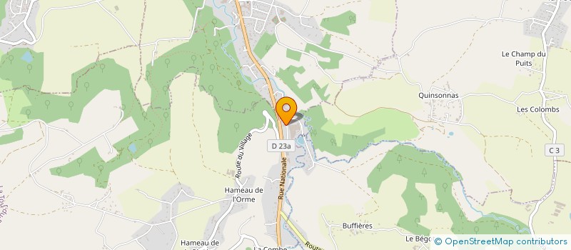 localisation de l'entreprise SCI DE LA CARTONNERIE  LES EPARRES