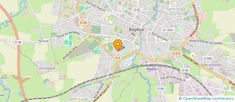 localisation de l'entreprise SCI DE LA CASE DE L'ONCLE THOM  BAYEUX