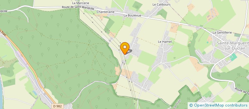 localisation de l'entreprise SCI DE LA CASERNE DES DOUANES  SAINTE-MARGUERITE-SUR-DUCLAIR