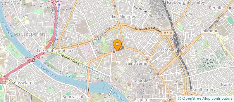 localisation de l'entreprise SCI DE LA CASSAGNE à TOULOUSE