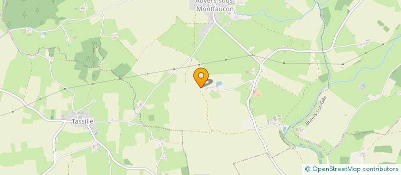 localisation de l'entreprise SCI DE LA CASSINE  AUVERS-SOUS-MONTFAUCON