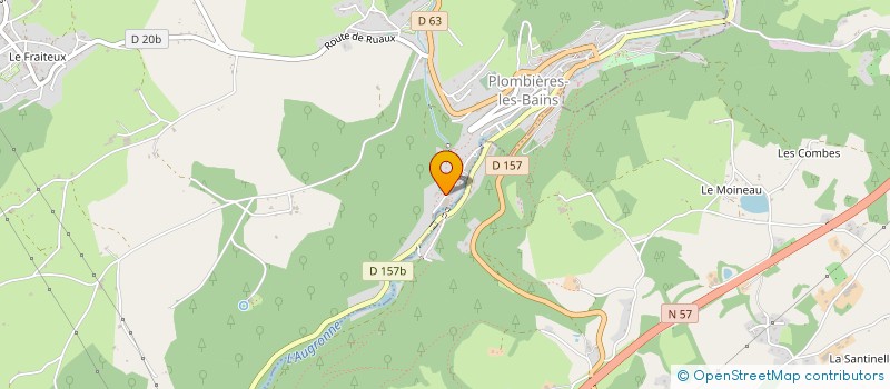 localisation de l'entreprise SCI DE LA CASTALIE  PLOMBIERES-LES-BAINS