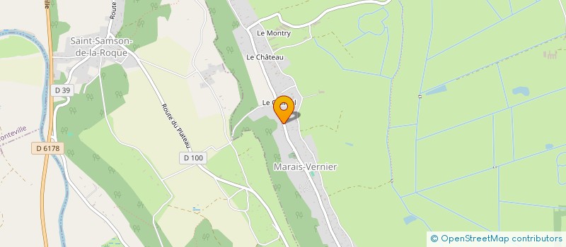 localisation de l'entreprise SCI DE LA CASTELLERIE  MARAIS-VERNIER