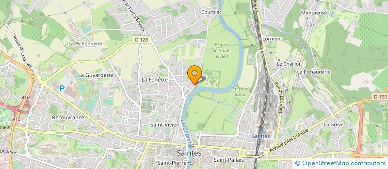 localisation de l'entreprise SCI DE LA CATHEDRALE  SAINTES