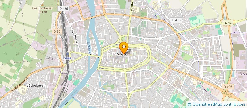 localisation de l'entreprise SCI DE LA CATHEDRALE  SENS