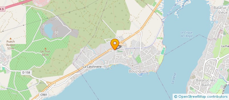 localisation de l'entreprise SCI DE LA CATONNIERE II  BOUZIGUES