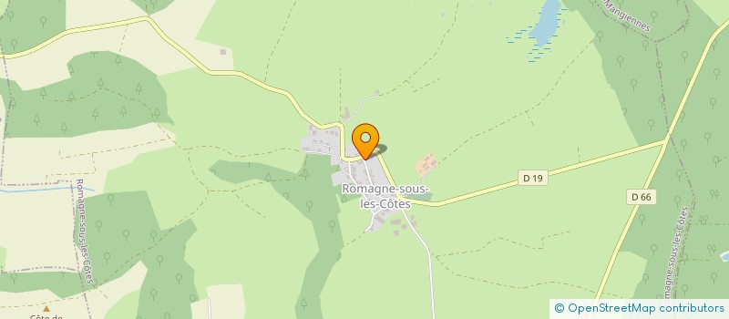 localisation de l'entreprise SCI DE LA CAURE à ROMAGNE-SOUS-LES-COTES