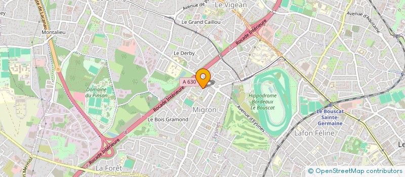 localisation de l'entreprise SCI DE LA CAUSETTE  EYSINES